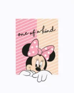Women's Disney Minnie One Of A Kind Graphic Printed Boyfriend T-shirt - Image 2