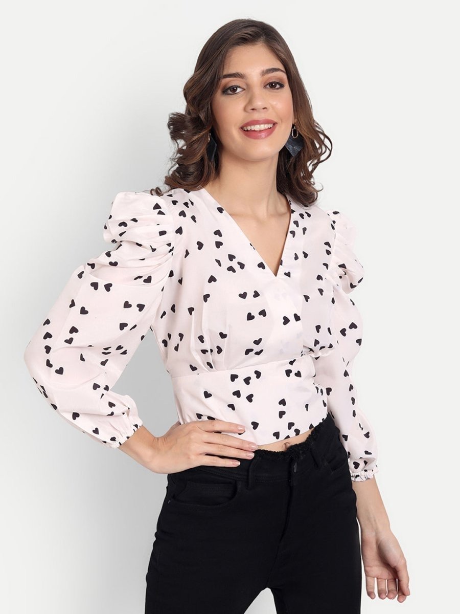 masakalico-tops-for-women-wester-5.jpg Tops for Women Western Wear White - Image 1